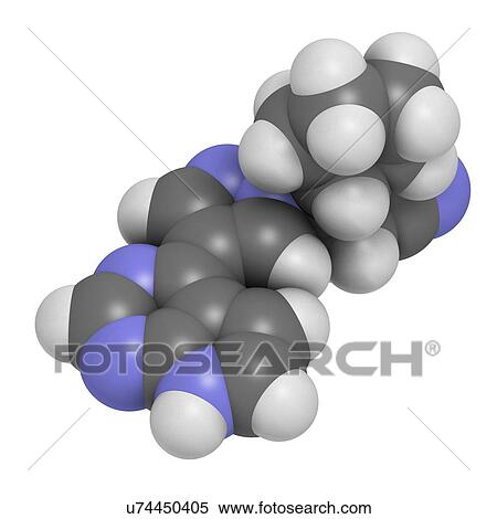 Stock Illustration - Ruxolitinib myelofibrosis cancer drug. Fotosearch