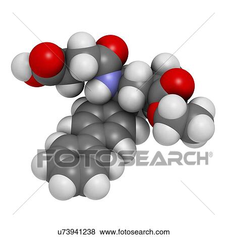Stock Illustration - Sacubitril hypertension drug molecule. Fotosearch