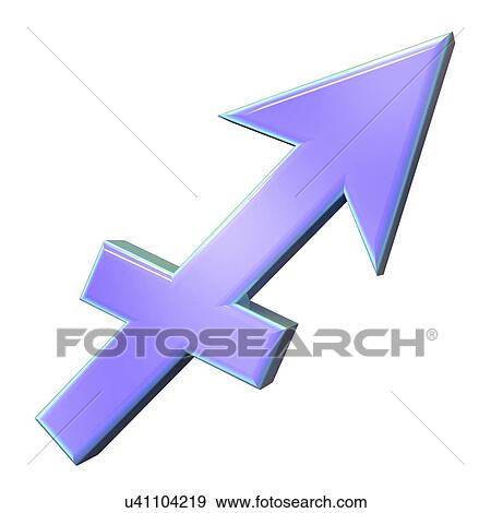 Stock Illustration - sagittarius sign of the zodiac. Fotosearch