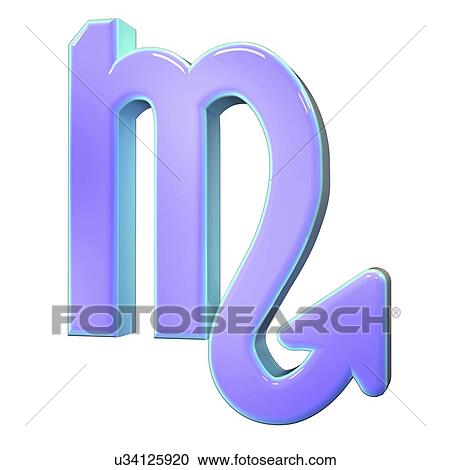"Scorpio sign of the zodiac, illustration" View Large Illustration Clipart - "Scorpio sign of the zodiac, illustration". Fotosearch