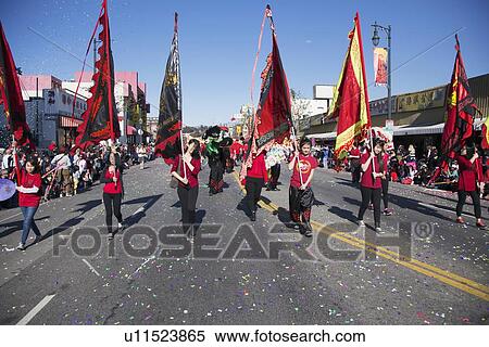 "115th Golden Dragon Parade, Chinese New Year, 2014, Year of the Horse, Los Angeles, California, USA" View Large Photo Image Stock Photography - "115th Golden Dragon Parade, Chinese New Year, 2014, Year of the Horse, Los Angeles, California, USA". Fotosearch