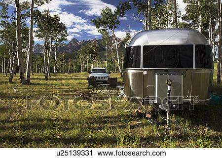 "28 foot Airstream on Hastings Mesa near Ridgway, Colorado, USA" View Large Photo Image Stock Image - "28 foot Airstream on Hastings Mesa near Ridgway, Colorado, USA". Fotosearch