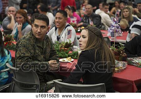 "Christmas dinner for US Soldiers at Wounded Warrior Center, Camp Pendleton, North of San Diego, California, USA" View Large Photo Image Stock Photograph - "Christmas dinner for US Soldiers at Wounded Warrior Center, Camp Pendleton, North of San Diego, California, USA". Fotosearch