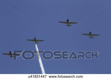 Stock Photo - "Condor Squadron flyover, Los Angeles National Cemetery Annual Memorial Event, May 26, 2014, California, USA". Fotosearch