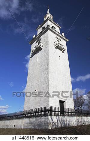 Stock Photograph - "Dorchester Heights Memorial tower in Thomas Park, South Boston Massachusetts, USA". Fotosearch