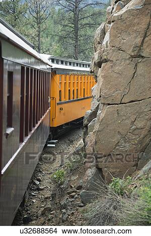 "Durango and Silverton Narrow Gauge Railroad Steam Engine Train ride, Durango, Colorado, USA" View Large Photo Image Picture - "Durango and Silverton Narrow Gauge Railroad Steam Engine Train ride, Durango, Colorado, USA". Fotosearch