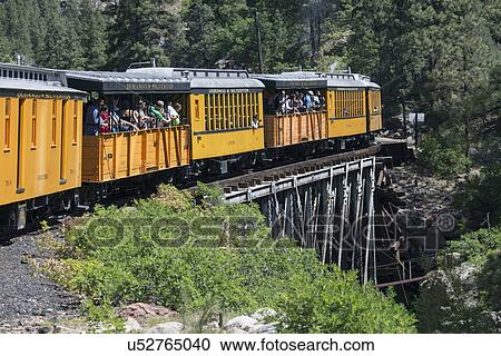 "Durango and Silverton Narrow Gauge Railroad featuring Steam Engine Train ride, Colorado, USA" View Large Photo Image Stock Image - "Durango and Silverton Narrow Gauge Railroad featuring Steam Engine Train ride, Colorado, USA". Fotosearch