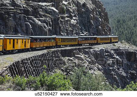 "Durango and Silverton Narrow Gauge Railroad Steam Engine Train ride, Durango, Colorado, USA" View Large Photo Image Stock Photo - "Durango and Silverton Narrow Gauge Railroad Steam Engine Train ride, Durango, Colorado, USA". Fotosearch