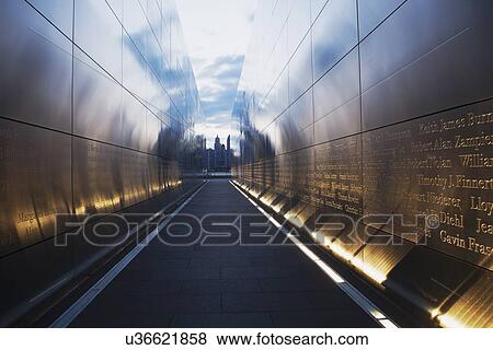 "Empty Sky: Jersey City 9/11 Memorial at dusk, New Jersey, USA" View Large Photo Image Stock Photo - "Empty Sky: Jersey City 9/11 Memorial at dusk, New Jersey, USA". Fotosearch
