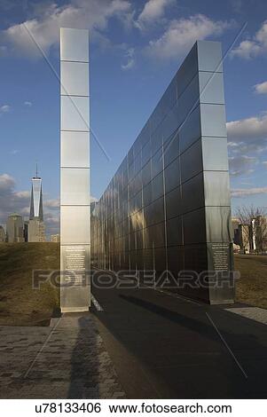 "Empty Sky: Jersey City 9/11 Memorial at sunset, New Jersey, USA" View Large Photo Image Stock Photograph - "Empty Sky: Jersey City 9/11 Memorial at sunset, New Jersey, USA". Fotosearch