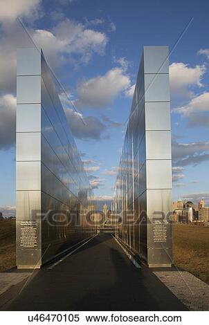"Empty Sky: Jersey City 9/11 Memorial at sunset, New Jersey, USA" View Large Photo Image Stock Photography - "Empty Sky: Jersey City 9/11 Memorial at sunset, New Jersey, USA". Fotosearch