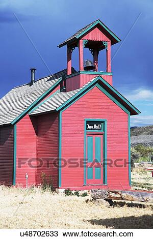 Stock Image - "Historic prarie church near Montrose, Colorado, USA". Fotosearch