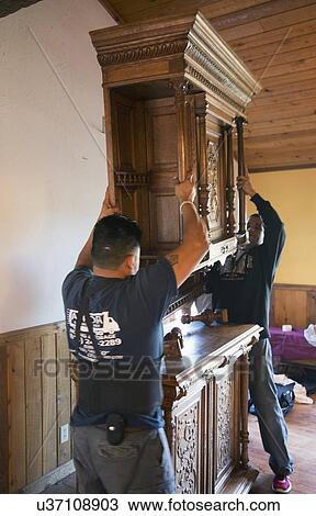 "Movers of antique furniture, Pine Mountain Club California" View Large Photo Image Stock Image - "Movers of antique furniture, Pine Mountain Club California". Fotosearch