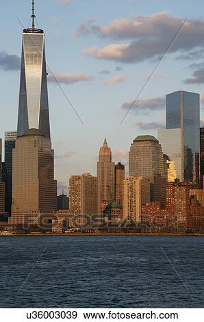 "One World Trade Center (1WTC), Freedom Tower featured in New York City Skyline, New York City, New York, USA" View Large Photo Image Stock Photo - "One World Trade Center (1WTC), Freedom Tower featured in New York City Skyline, New York City, New York, USA". Fotosearch