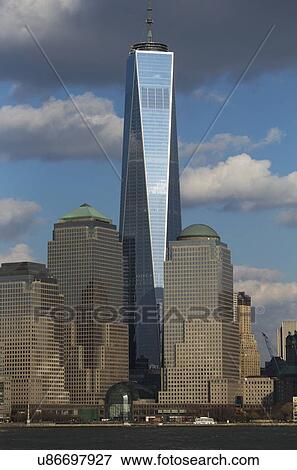 "One World Trade Center (1WTC), Freedom Tower featured in New York City Skyline, New York City, New York, USA" View Large Photo Image Stock Photo - "One World Trade Center (1WTC), Freedom Tower featured in New York City Skyline, New York City, New York, USA". Fotosearch