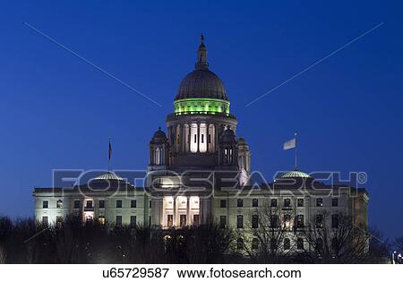 "Rhode Island State Capitol at dusk, Providence, Rhode Island" View Large Photo Image Stock Photo - "Rhode Island State Capitol at dusk, Providence, Rhode Island". Fotosearch