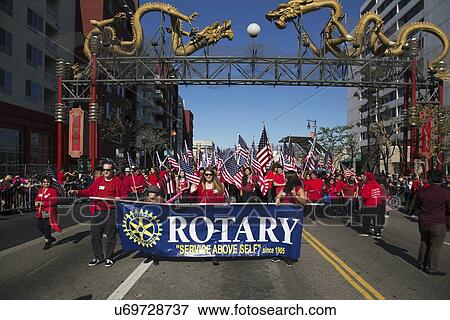 "Rotary Club, 115th Golden Dragon Parade, Chinese New Year, 2014, Year of the Horse, Los Angeles, California, USA" View Large Photo Image Stock Photo - "Rotary Club, 115th Golden Dragon Parade, Chinese New Year, 2014, Year of the Horse, Los Angeles, California, USA". Fotosearch