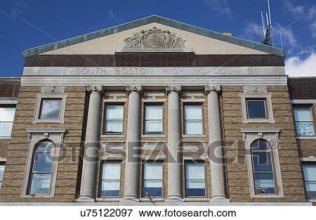 "South Boston High School, South Boston, Massachusetts, USA" View Large Photo Image Stock Photo - "South Boston High School, South Boston, Massachusetts, USA". Fotosearch