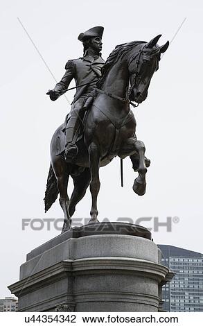 "Statue of George Washington in Boston Public Garden, Boston, Massachusetts, USA" View Large Photo Image Stock Image - "Statue of George Washington in Boston Public Garden, Boston, Massachusetts, USA". Fotosearch