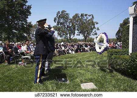 "Unification Advisory Council saluting during Los Angeles National Cemetery Annual Memorial Event, May 26, 2014, California, USA" View Large Photo Image Stock Image - "Unification Advisory Council saluting during Los Angeles National Cemetery Annual Memorial Event, May 26, 2014, California, USA". Fotosearch