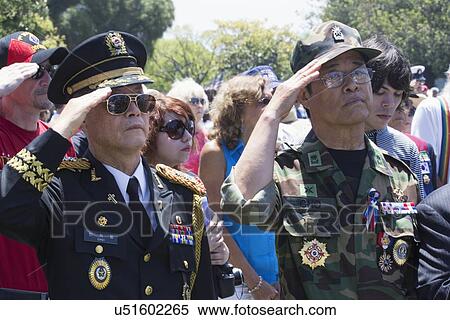 "Vets saluting at Los Angeles National Cemetery Annual Memorial Event, May 26, 2014, California, USA" View Large Photo Image Stock Photography - "Vets saluting at Los Angeles National Cemetery Annual Memorial Event, May 26, 2014, California, USA". Fotosearch