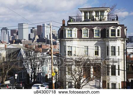 "View of Boston skyline from South Boston, Massachusetts, USA" View Large Photo Image Stock Photo - "View of Boston skyline from South Boston, Massachusetts, USA". Fotosearch
