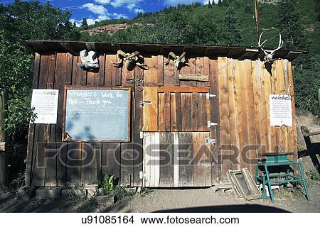 "Western building at Bachelor, Box Canyon Mine Tour, Ouray, Colorado, USA" View Large Photo Image Picture - "Western building at Bachelor, Box Canyon Mine Tour, Ouray, Colorado, USA". Fotosearch