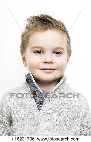 Baby boy (2-3) wearing sweater View Large Photo Image Stock Photograph - Baby boy (2-3) wearing sweater. Fotosearch
