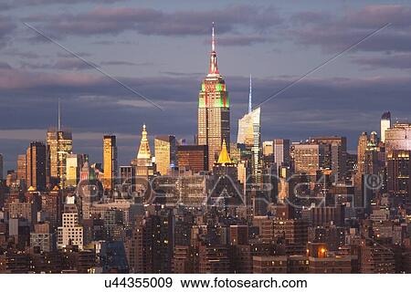 Cityscape at sunset View Large Photo Image Stock Photo - Cityscape at sunset. Fotosearch