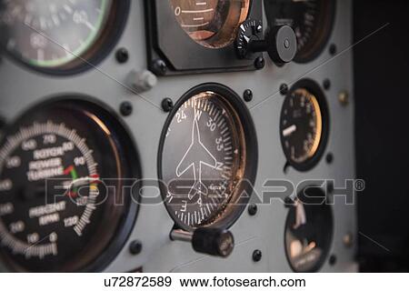 Stock Photo - Cockpit in helicopter . Fotosearch
