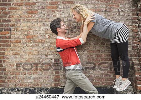 Couple having fun View Large Photo Image Stock Photo - Couple having fun. Fotosearch