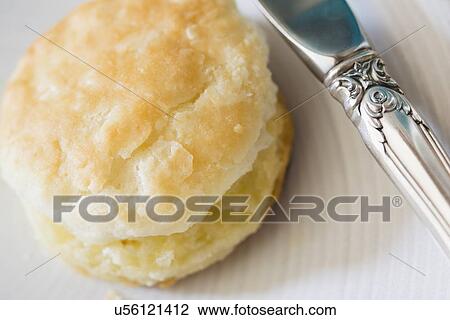 Stock Image - Fresh homemade roll. Fotosearch