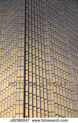 Full frame of skyscraper glass facade View Large Photo Image Stock Photo - Full frame of skyscraper glass facade. Fotosearch