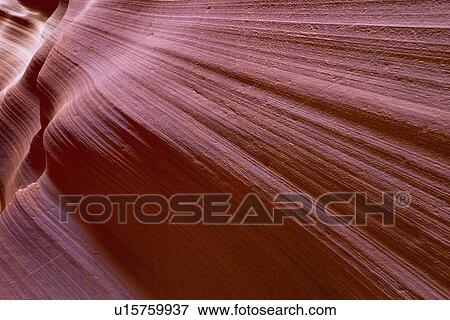 Stock Photo - "Lower Antelope Canyon, Close-up view of sandstone". Fotosearch