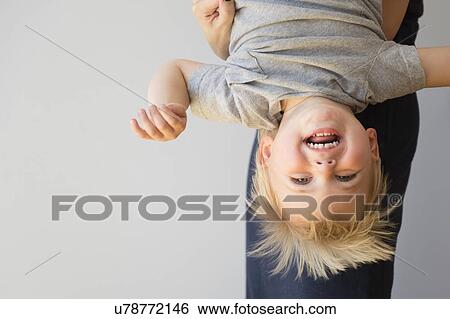 Portrait of boy (2-3) upside down View Large Photo Image Stock Photograph - Portrait of boy (2-3) upside down. Fotosearch