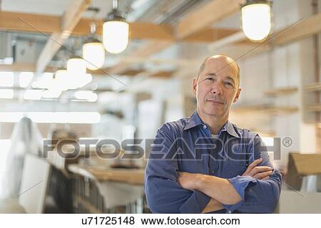 Stock Photo - Portrait of business owner. Fotosearch