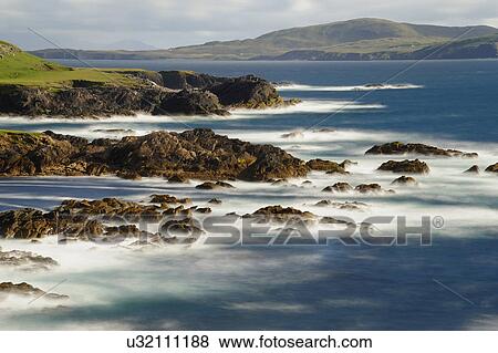 Stock Photo - Seascape and rocky coast. Fotosearch