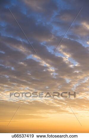 Stock Photo - Sunset sky. Fotosearch