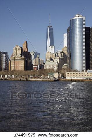 View of waterfront cityscape View Large Photo Image Stock Photo - View of waterfront cityscape. Fotosearch