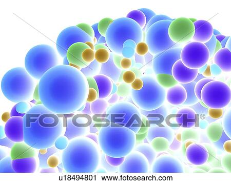 "Abstract molecule, artwork" View Large Illustration Clip Art - "Abstract molecule, artwork". Fotosearch