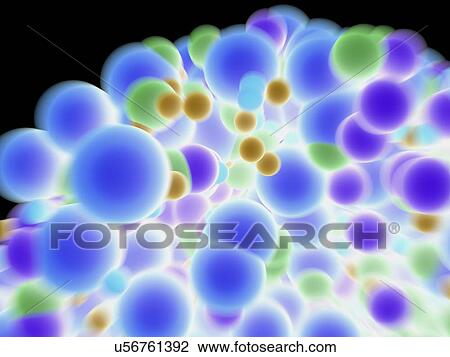 "Abstract molecule, artwork" View Large Illustration Drawing - "Abstract molecule, artwork". Fotosearch