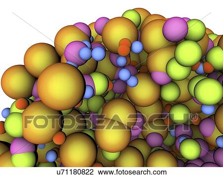 "Abstract molecule, artwork" View Large Illustration Drawing - "Abstract molecule, artwork". Fotosearch