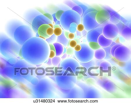 "Abstract molecule, artwork" View Large Illustration Stock Illustration - "Abstract molecule, artwork". Fotosearch