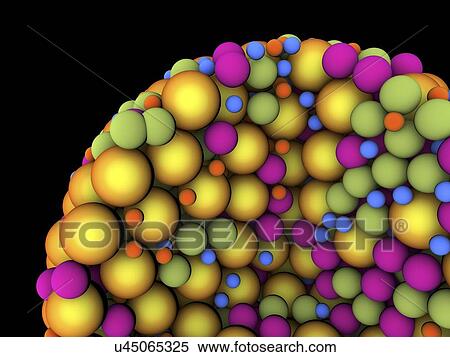 "Abstract molecule, artwork" View Large Illustration Stock Illustration - "Abstract molecule, artwork". Fotosearch