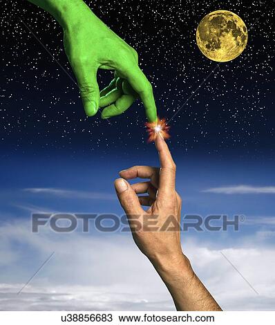 Drawing - "Alien lifeform, illustration". Fotosearch