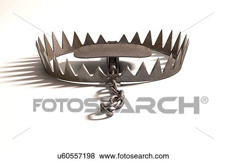 "Animal trap, illustration" View Large Illustration Stock Illustration - "Animal trap, illustration". Fotosearch