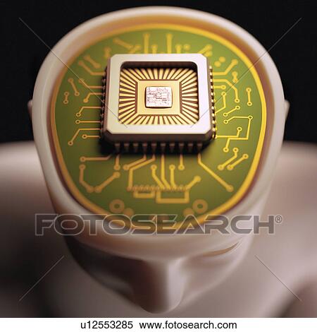 "Artificial intelligence, illustration" View Large Illustration Stock Illustration - "Artificial intelligence, illustration". Fotosearch