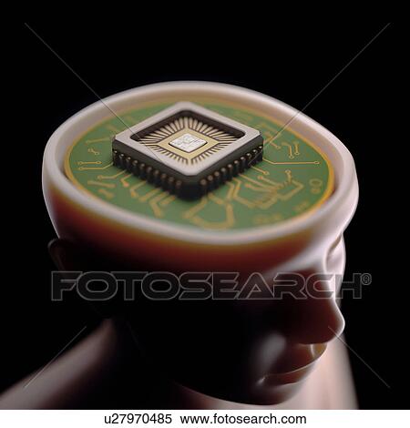 "Artificial intelligence, illustration" View Large Illustration Stock Illustration - "Artificial intelligence, illustration". Fotosearch