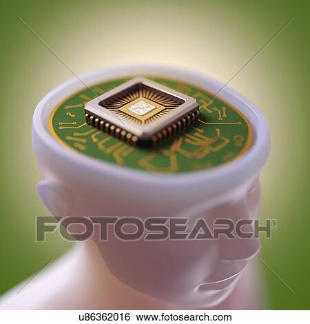 "Artificial intelligence, illustration" View Large Illustration Stock Illustration - "Artificial intelligence, illustration". Fotosearch