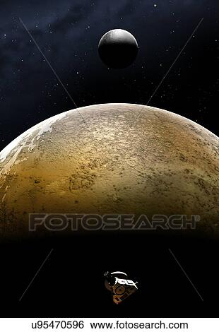 Artwork of New Horizons Mission View Large Illustration Stock Illustration - Artwork of New Horizons Mission. Fotosearch